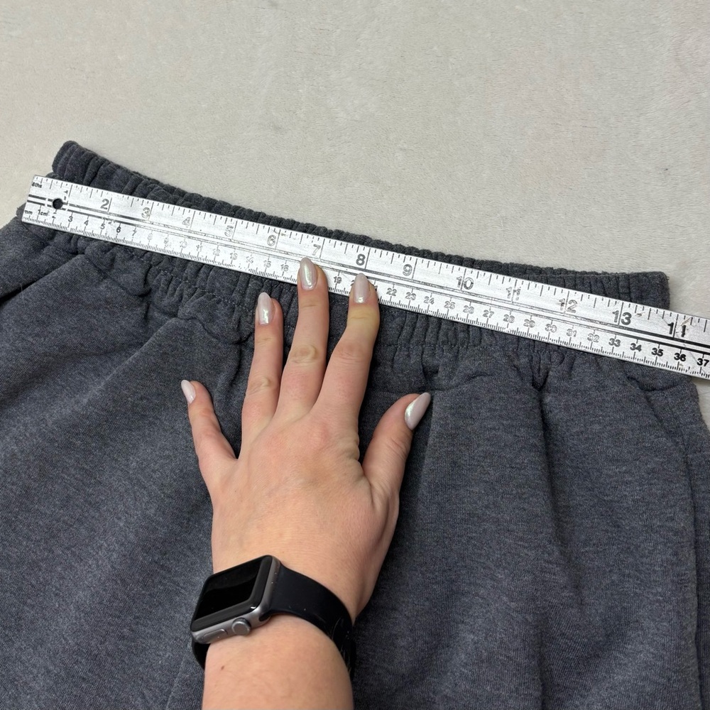 Good Night Dark Grey Fleece Jogger Sweatpants Womens Size XL Casual Loungewear - Picture 5 of 10